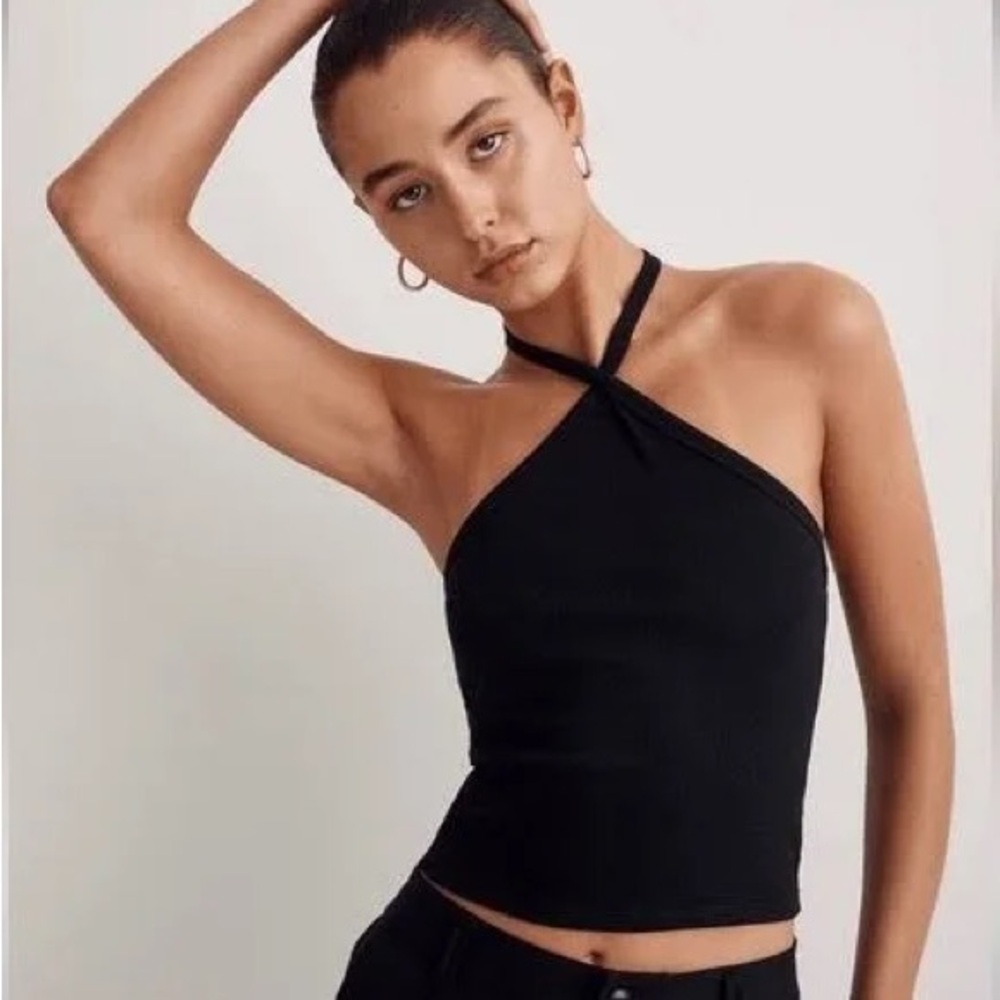 Madewell Black brightside tank